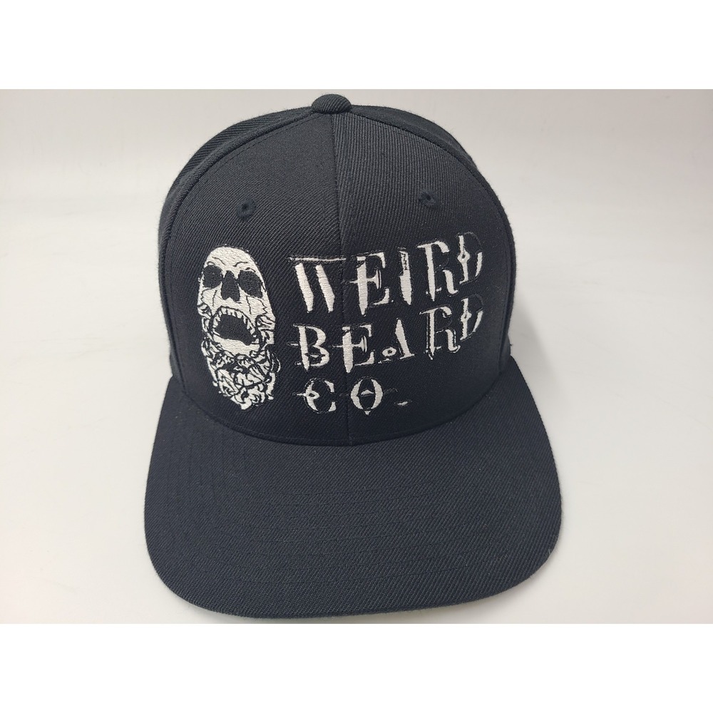 Weird Beard‎ Co Company Yupoong Snapback Hat Cap Wool Blend Grooming Hair Care